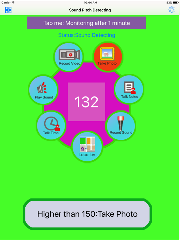 Screenshot #4 pour Auto Sound Pitch Detection Sta