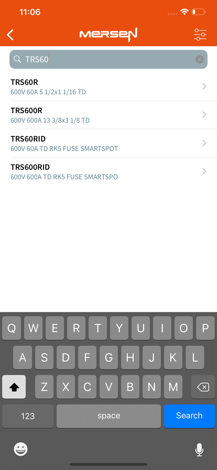 Mersen Product Recognition App
