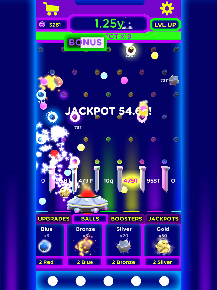 Idle Jackpot Catch the balls