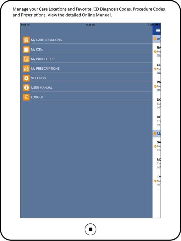 DRNotesMD iPad screenshot 1 - Medical app