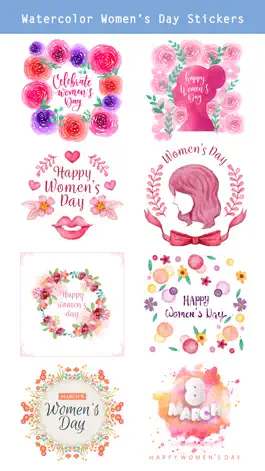 Game screenshot Happy Women's Day Stickers Set apk