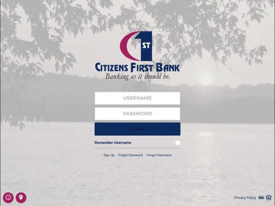 Screenshot #5 pour Citizens First Bank Mobile App