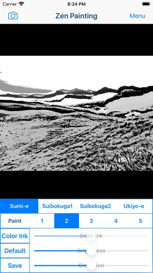 Zen Painting - Ukiyo-e Camera screenshot 1