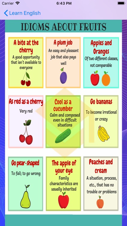Learn English:Fruits names screenshot-3