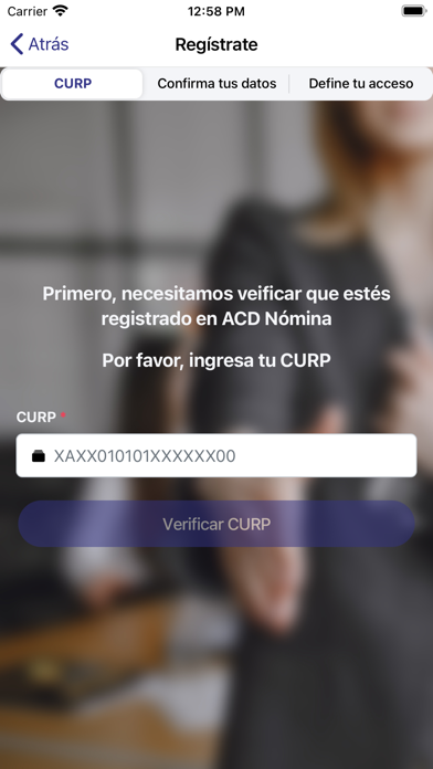 ACD Nómina Kiosko Screenshot