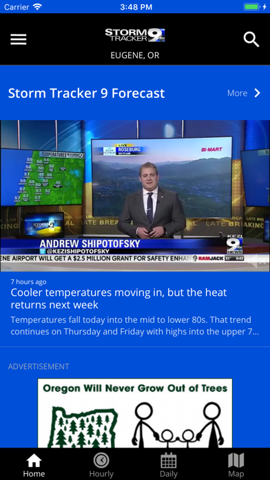 Screenshot #1 pour StormTracker 9 - KEZI Weather