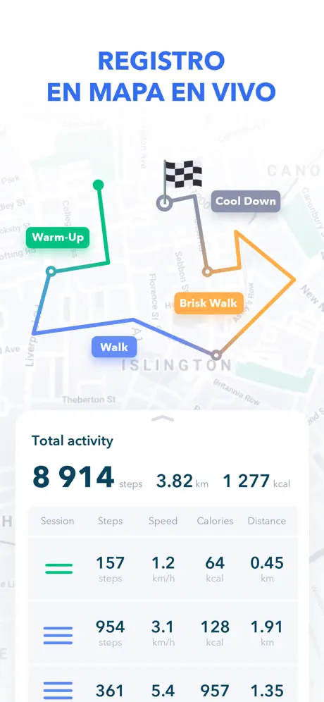 Contador de pasos de GetFit