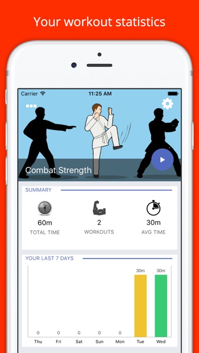 Screenshot #1 pour Combat Strength Workout MMA