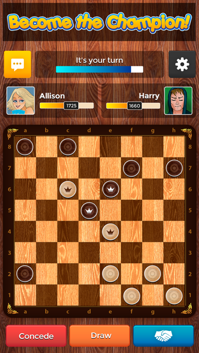 Checkers Plus - Board Game Screenshot
