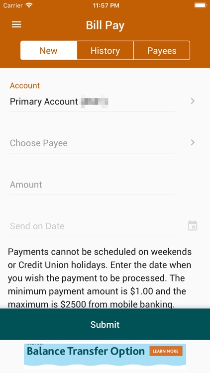Midcoast FCU Mobile Banking screenshot-4