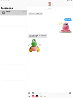 Yarn Yoshi & Poochy Stickers iPad image 3