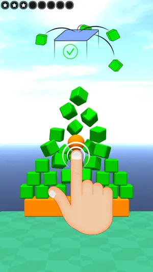 Knock Hit: Physics Arcade Game screenshot 1