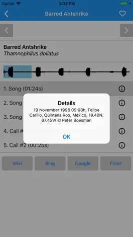 Game screenshot BirdSounds Costa Rica Lite hack