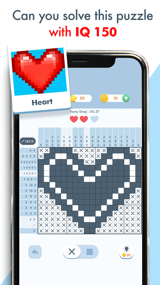 #2. Nonogram Classic: Logic Puzzle (iOS) Podle: LIHUHU PTE. LTD.