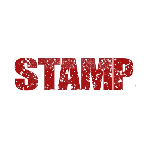 Red Rubber Stamp Stickers