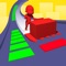 Move and stack the right color platforms and finally kick them to get a huge score boost in a satisfying way