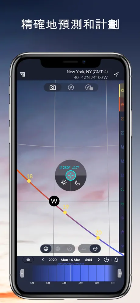 Ephemeris：太陽、月球、銀河系