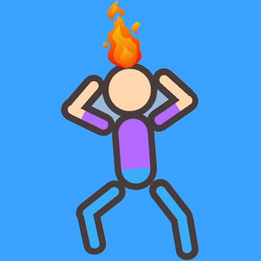 Man on Fire - Physics Game Icon