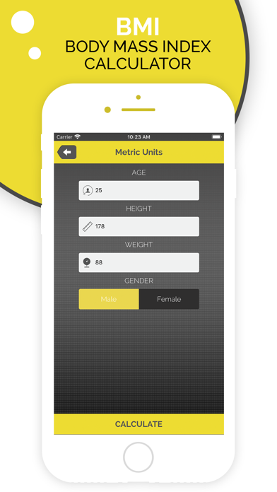 Screenshot #3 pour Calculate BMI(Body Mass Index)