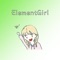 Cute "ElementGirl" expression sticker