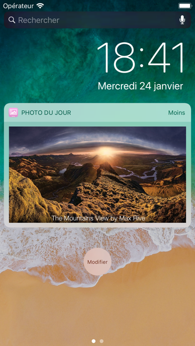 Screenshot #2 pour Widget Photo du Jour