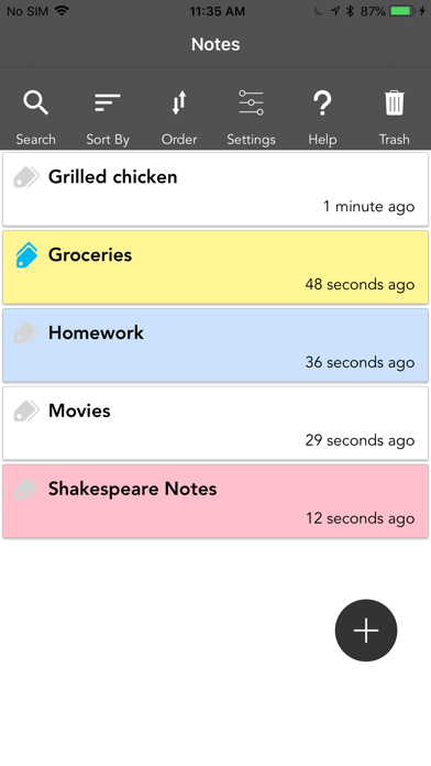 Screenshot #1 pour Ultimate Notepad