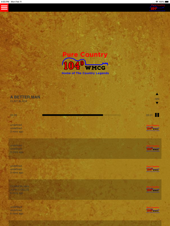 Screenshot #4 pour Pure Country 104.9