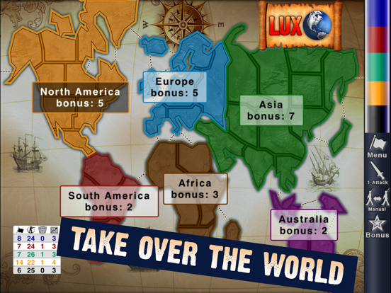 Screenshot #1 for Lux DLX 3 - Map Conquest Game