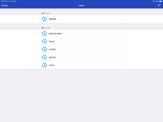 Screenshot #6 pour French Dictionary - offline
