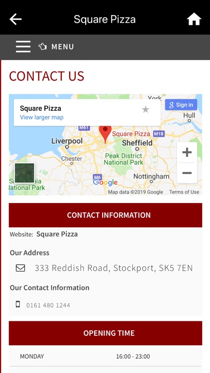Square Pizza, Stockport