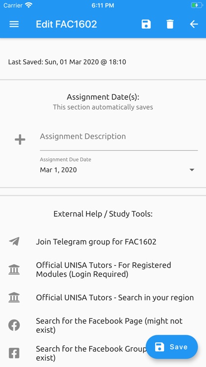 Study Planner UNISA screenshot-6