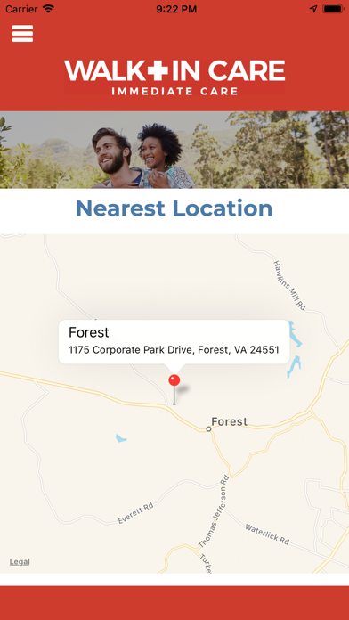 Walk-In-Care Screenshot