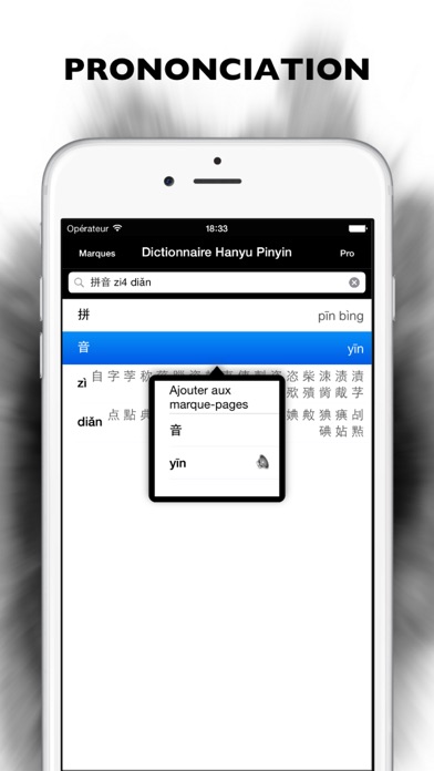 Screenshot #1 pour Dictionnaire Hanyu Pinyin