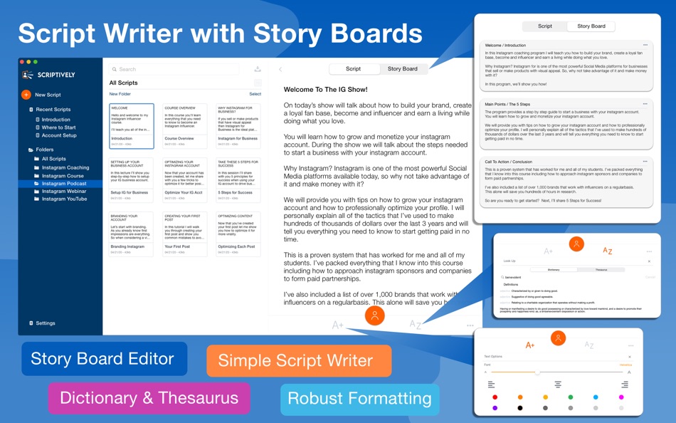 #4. Scriptively - Teleprompter App (macOS) 由: Scriptively, LLC