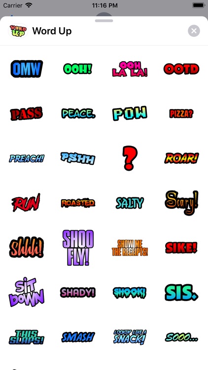 Word Up - Stickers screenshot-6