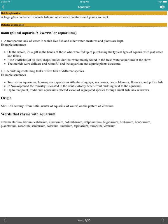 Screenshot #5 pour English Vocabulary With Topics