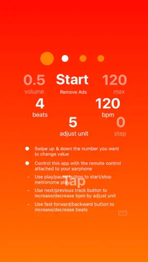 Скриншот Ragtime : Metronome на iPhone 2