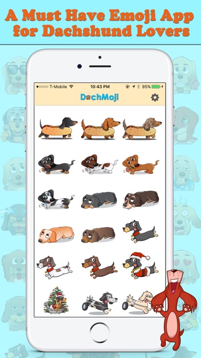 DachMoji: Sausage Dog Stickersのおすすめ画像4