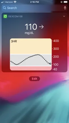 Dexcom G6 iPhone image 4