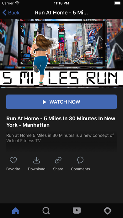 Virtual Fitness TV Screenshot