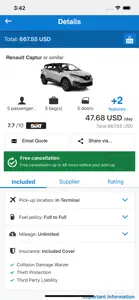 Car Rental Carngo car hire App screenshot #3 for iPhone