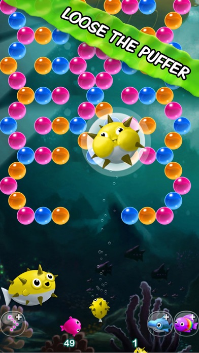 Bubble Fins - Bubble Shooter Screenshot
