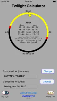 civil twilight calculator iphone capturas de pantalla 1