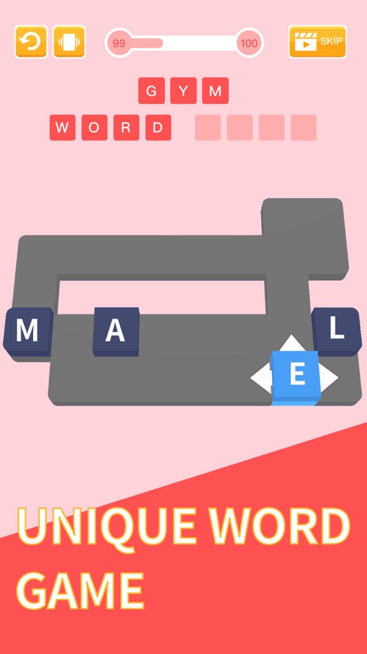 #1. Word Game 3D (iOS) 由: 深圳市义缘聚网络科技有限公司
