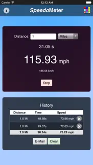 speedometer app 2 iphone screenshot 2