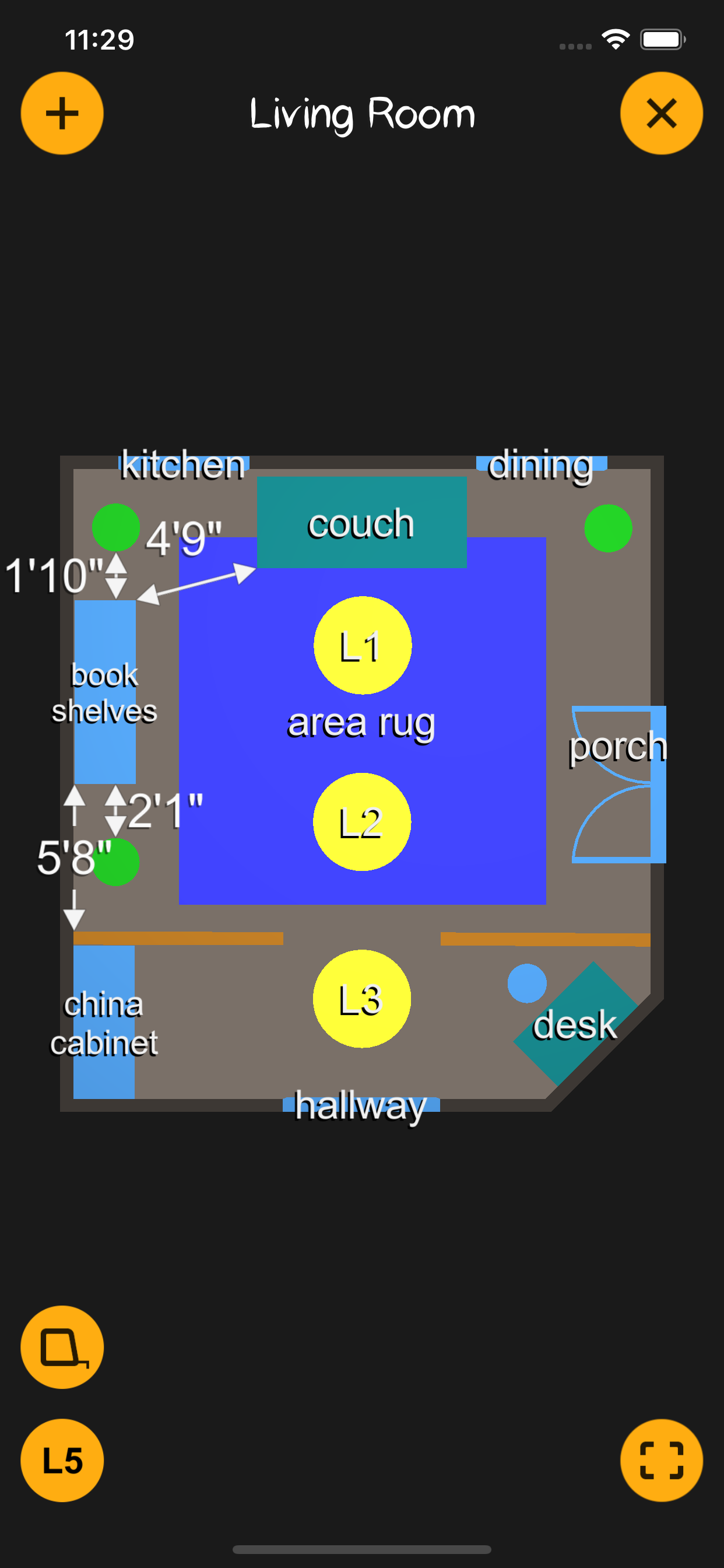 K.I.S.S. Room Layout