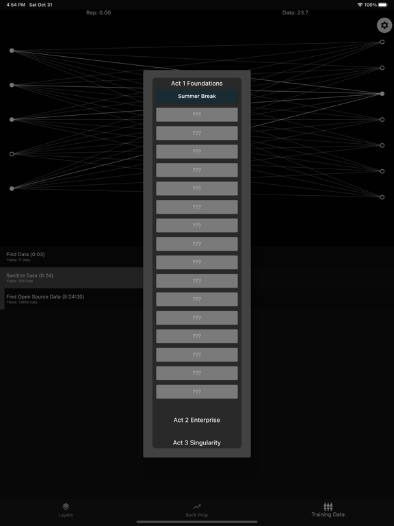 Screenshot #5 pour Perceptron - An Idle Game