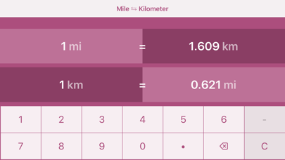 Miles to Kilometers | mi to km Screenshot