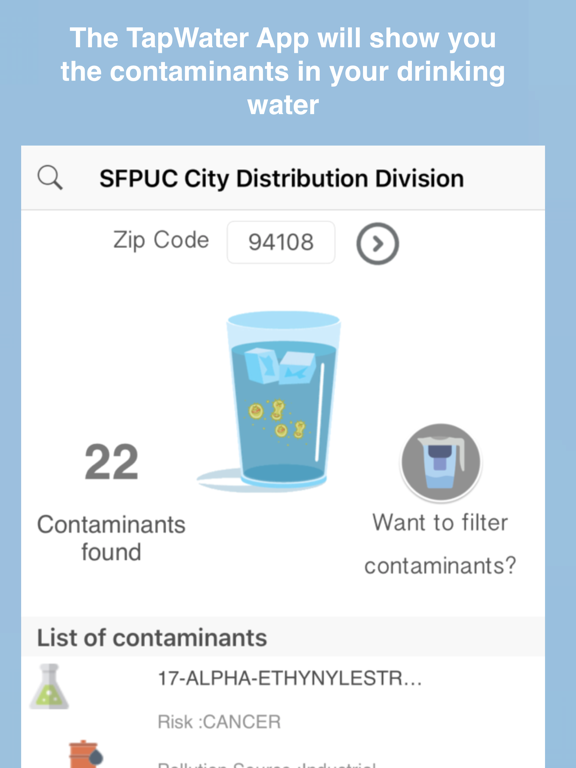 Screenshot #1 for MyTapWater