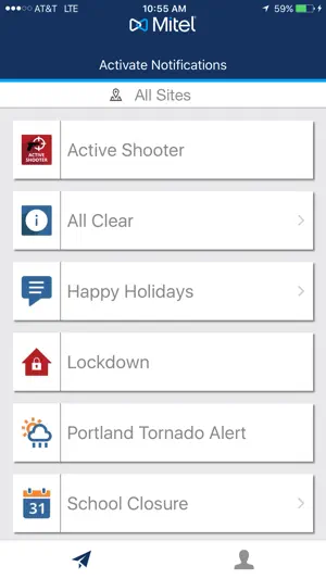 Mitel Revolution Mobile screenshot 1